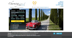 Desktop Screenshot of charmingitaly.com
